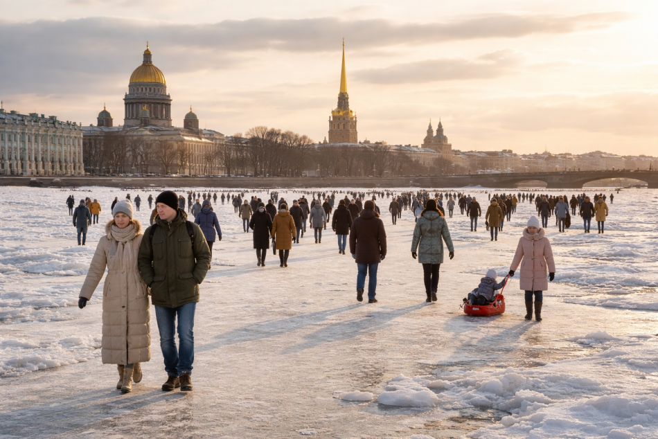 На набережных Невы установили новые ограничители для безопасности горожан